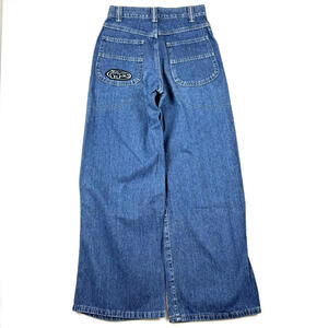 Vintage 90s LEE Pipes Youth 14 Reg 25x28 Wide Leg Baggy JNCO Pants Skater RARE